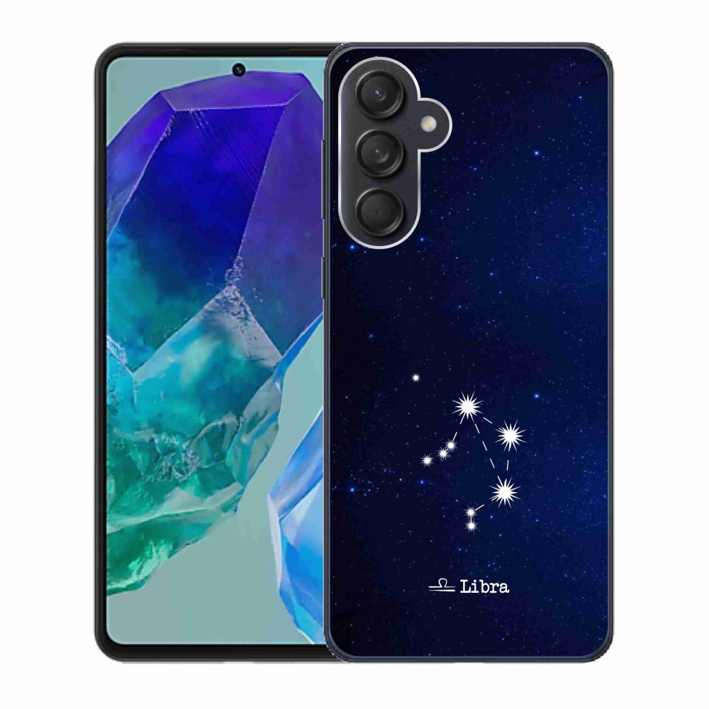 Gél borító mmCase Samsung Galaxy M55 5G - csillagkép Mérleg