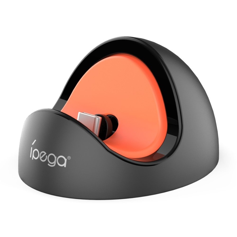 iPega SW2041 Mini töltő dokkoló Nintendo Switch Lite/Nintendo Switch/Nintendo Switch 2 fekete/piros színhez