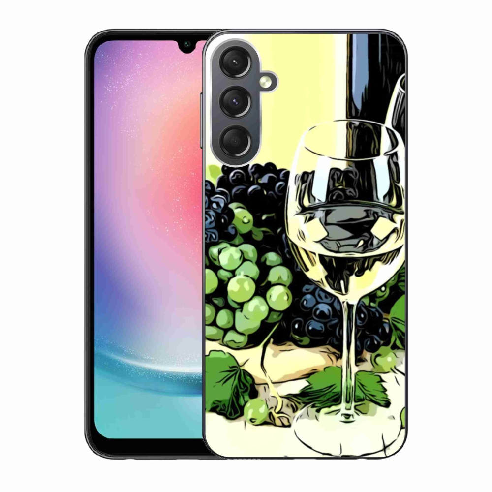 Gél borítás mmCase Samsung Galaxy A24 készülékhez - pohár bor