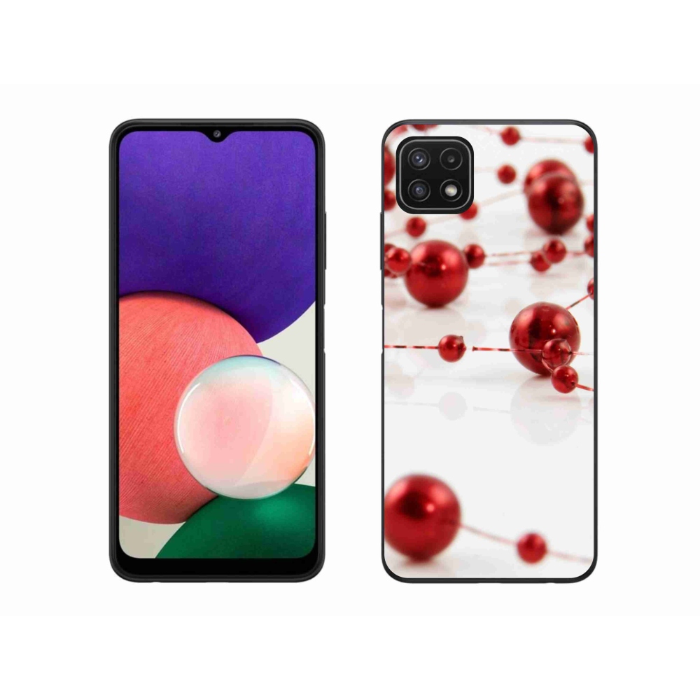 Gél borítás mmCase Samsung Galaxy A22 5G - Karácsonyi lánc