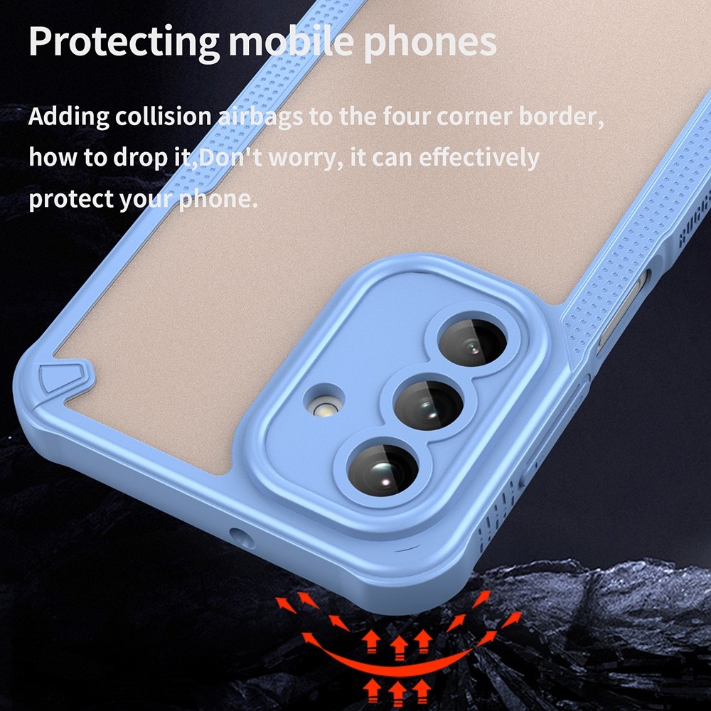 Fagyasztott tartós borítás Samsung Galaxy A26 5G készülékhez - kék