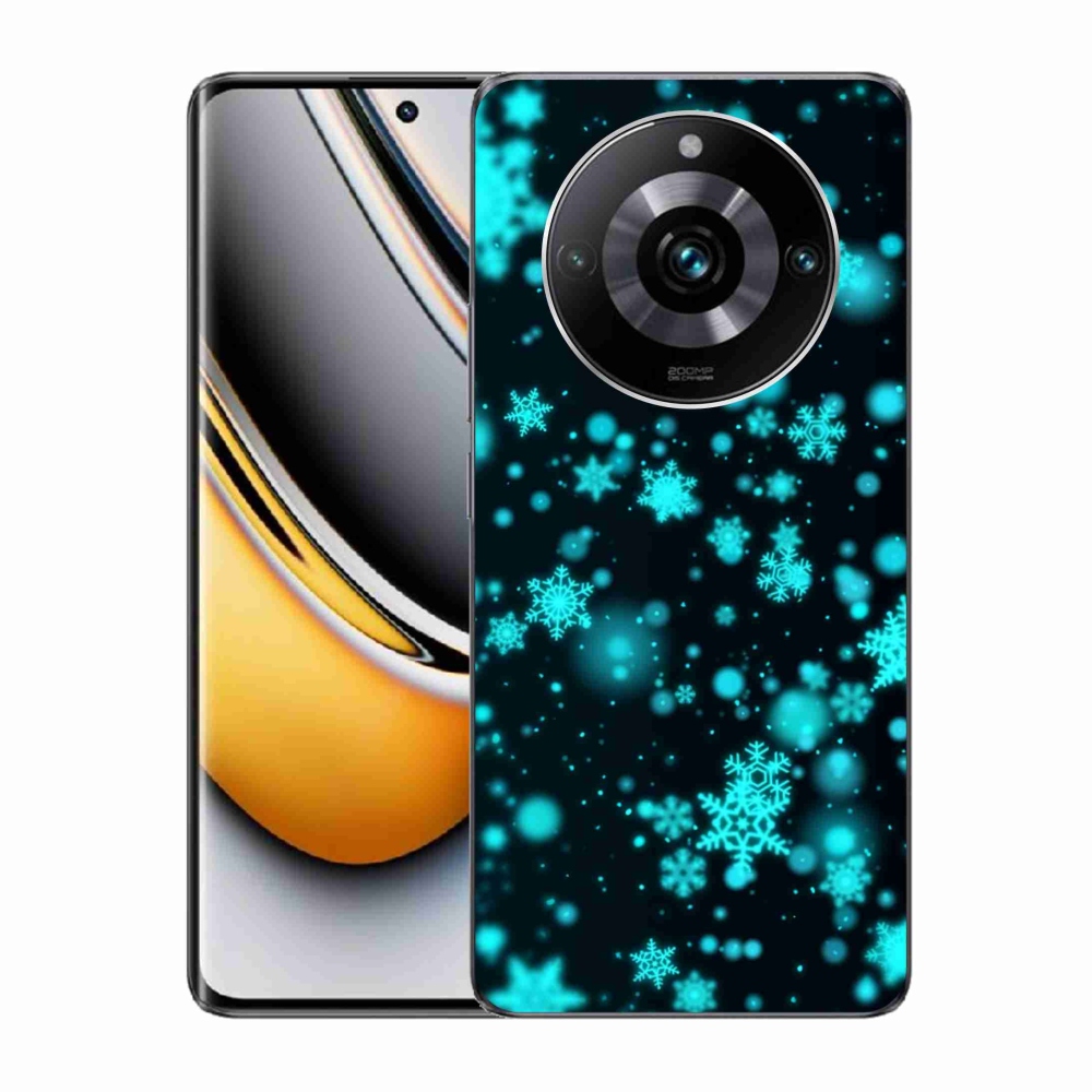 Zselés borítás mmCase a Realme 11 Pro/11 Pro+ készülékhez - hópelyhek 1