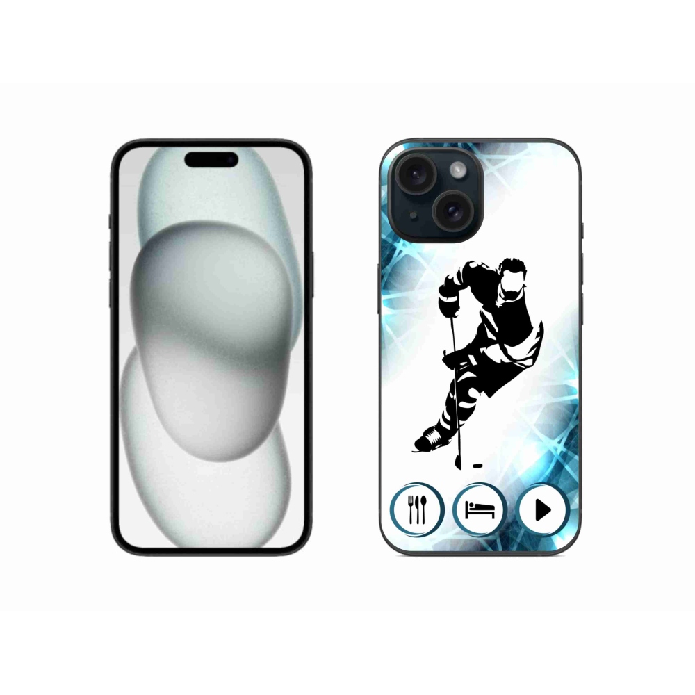 Zselés borítás mmCase iPhone 15-hez - hoki 1