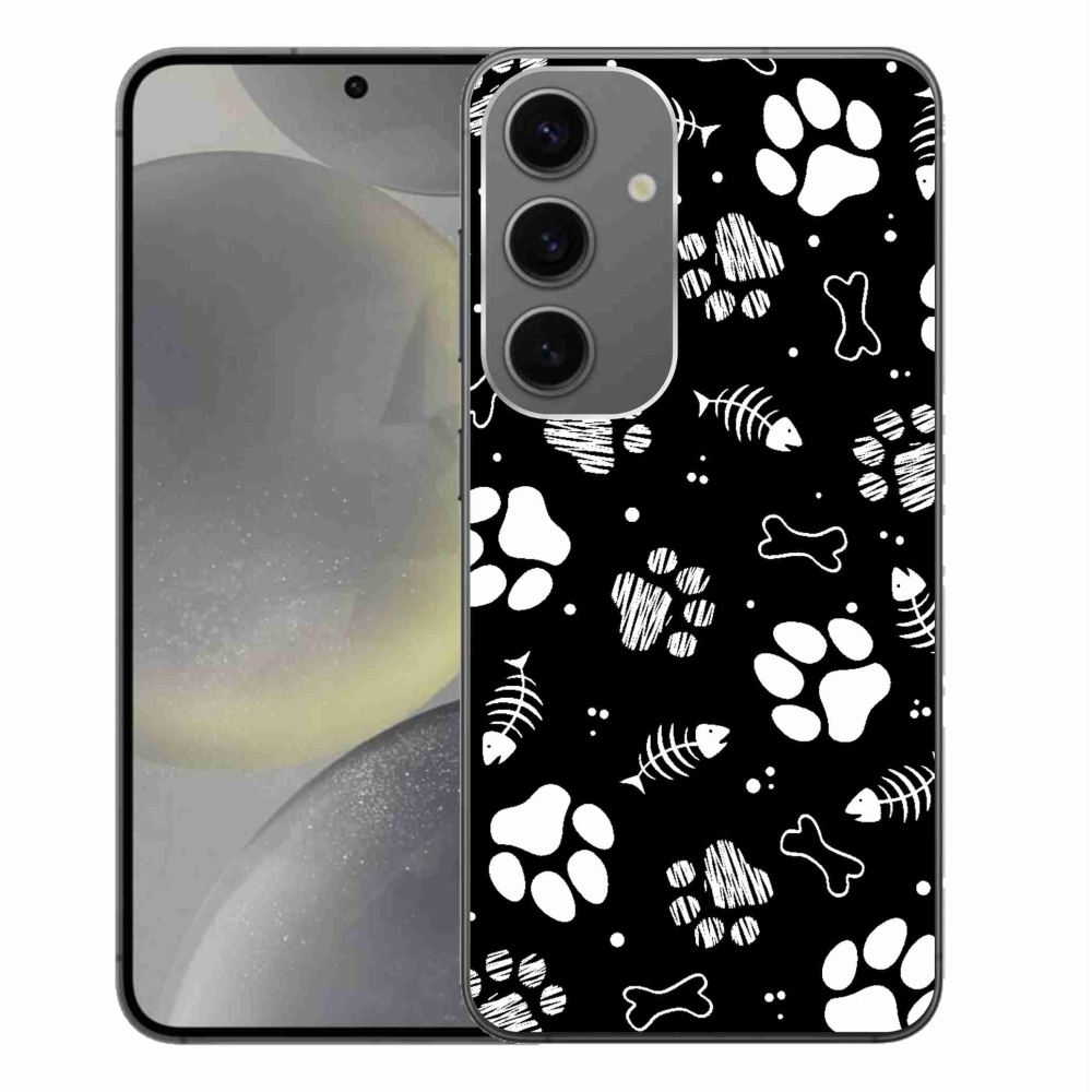 Gél borítás mmCase Samsung Galaxy S24+ készülékhez - kutyamancsok