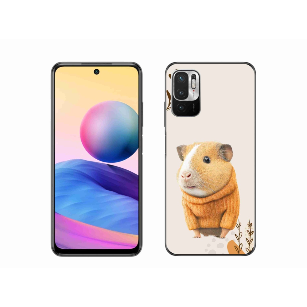 Gél borítás mmCase a Xiaomi Poco M3 Pro/5G számára - tengerimalac a pulóverben