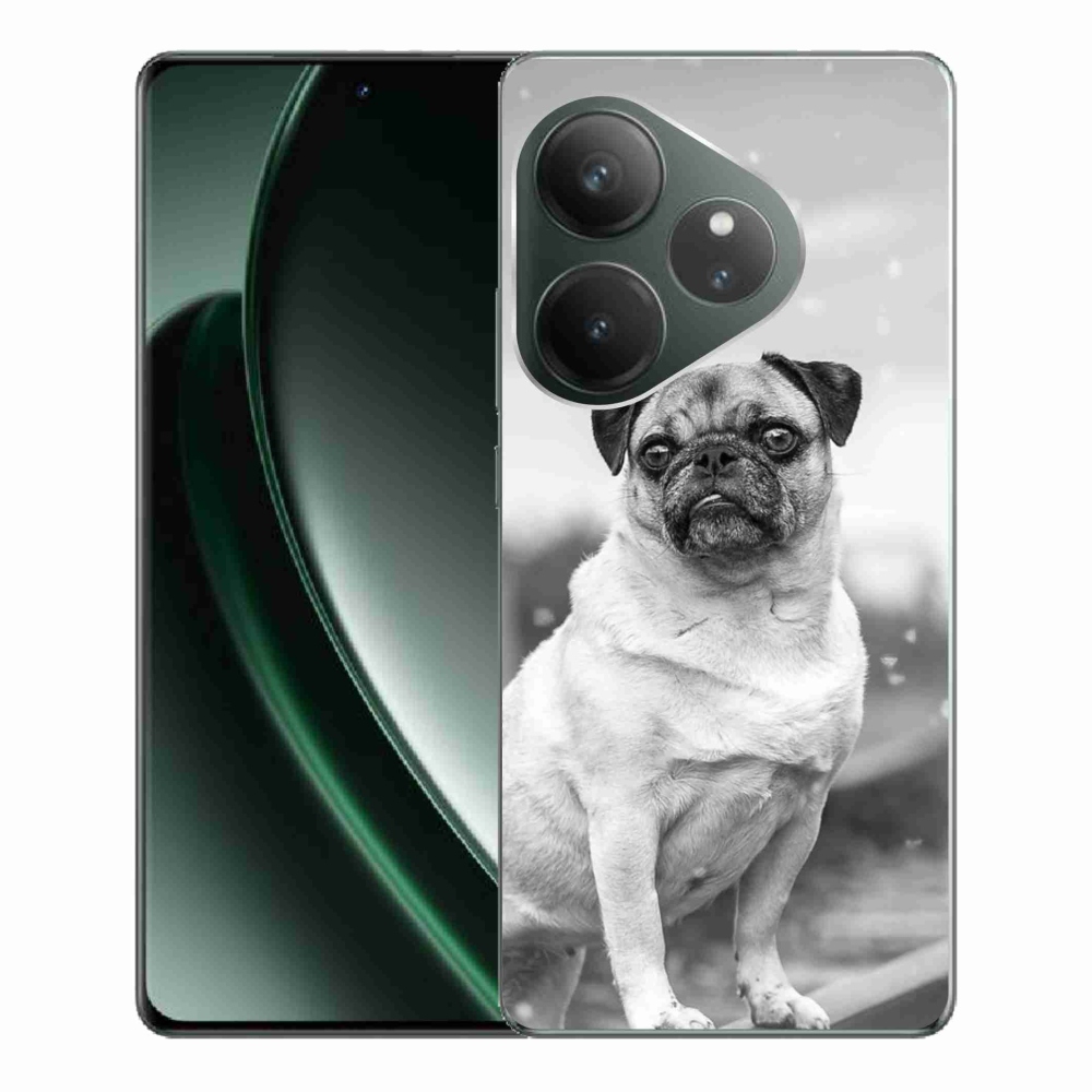 Gél tok mmCase a Realme GT 6 5G/GT 6T 5G számára - mopsz