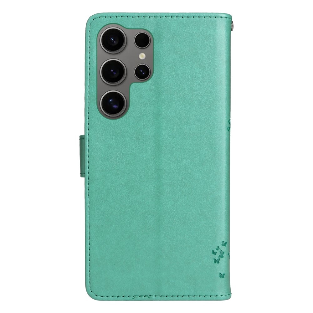 Fák könyve tok Samsung Galaxy S25 Ultra - teal - teal - kék színű
