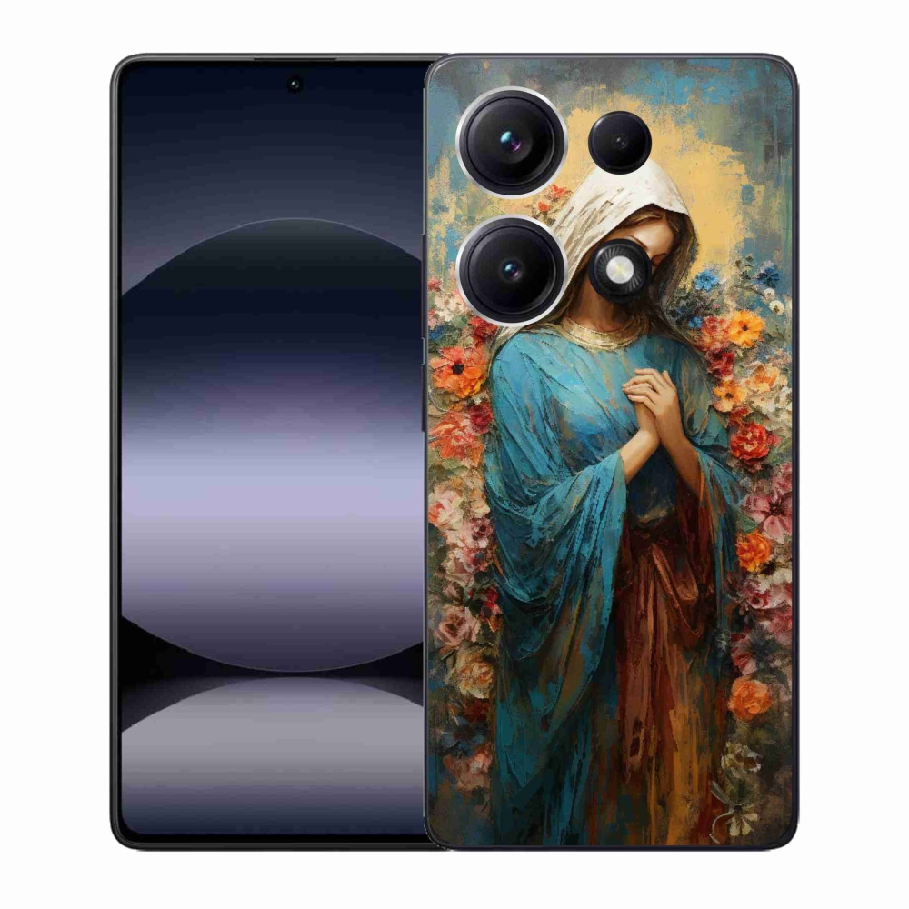 Gél borítás mmCase a Xiaomi Redmi Note 14S-hez - szent nő