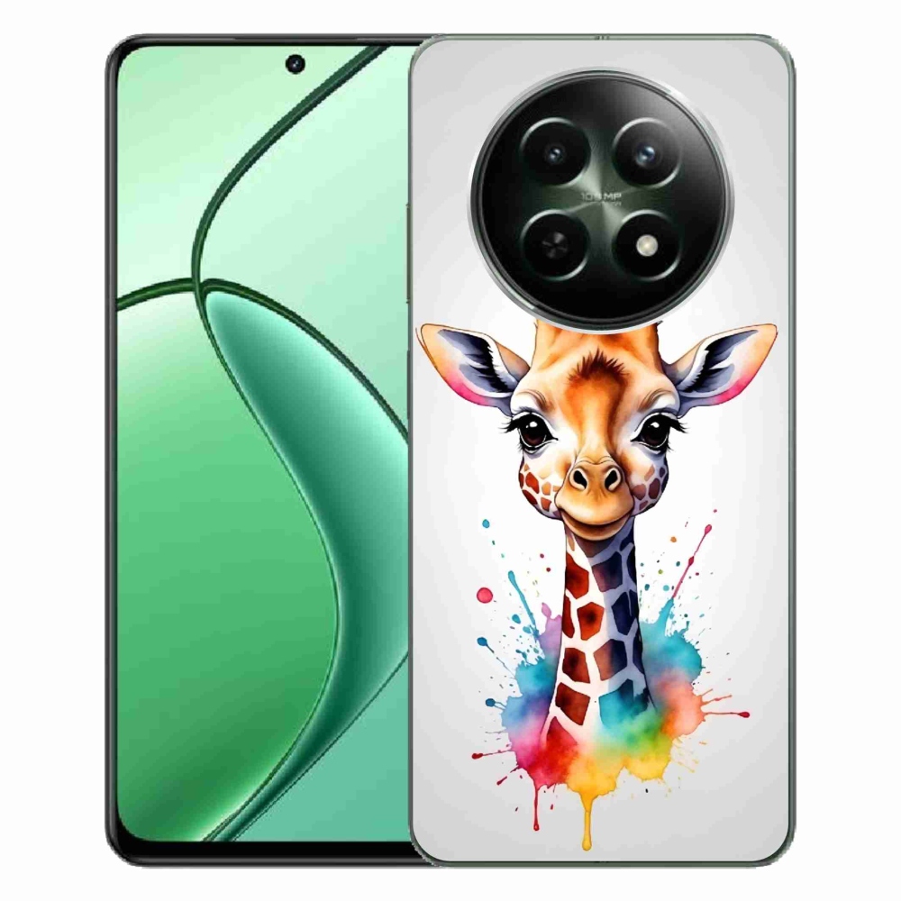 Zselés borítás mmCase a Realme 12 5G/12x 5G - zsiráf 1