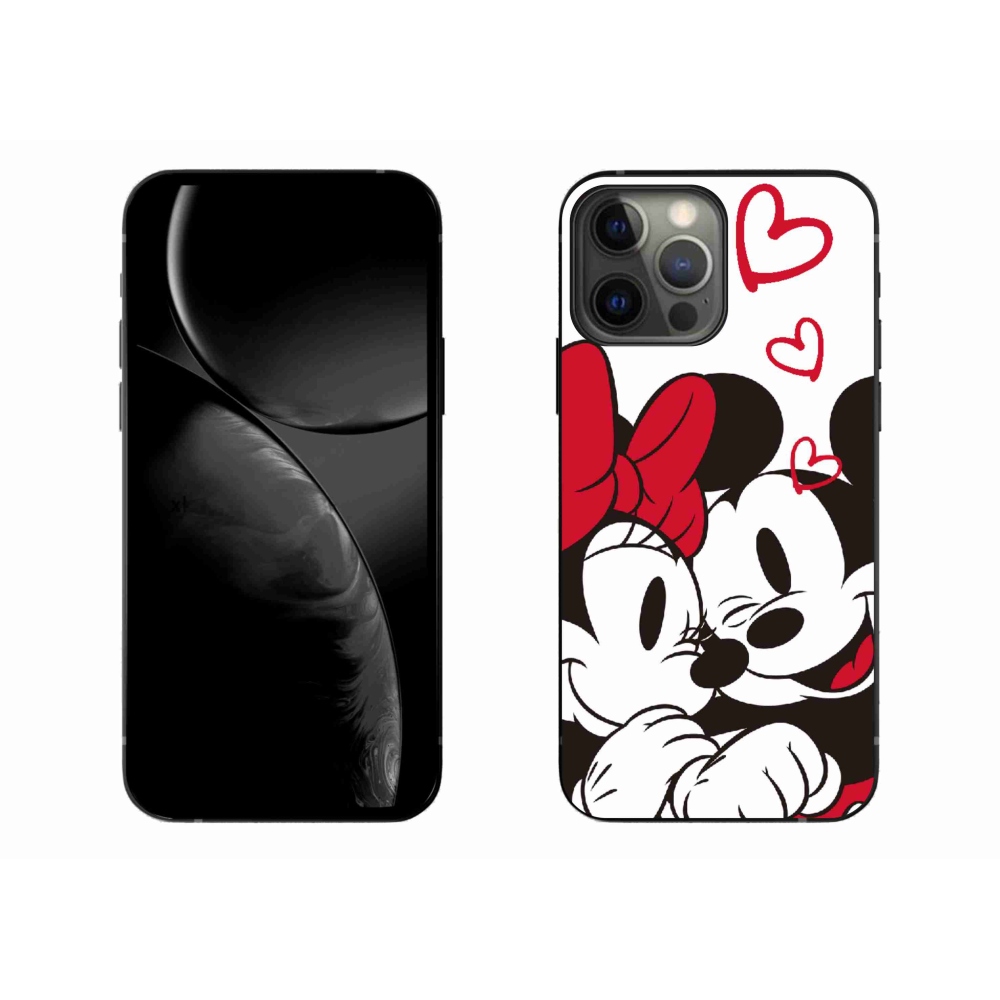 Zselés borítás mmCase iPhone 13 Pro Max 6.7 készülékhez - minnie és mickey