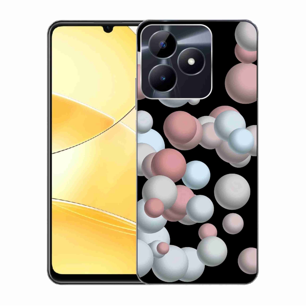 Zselés borító mmCase a Realme C51/C53 készülékhez - absztrakt motívum 27