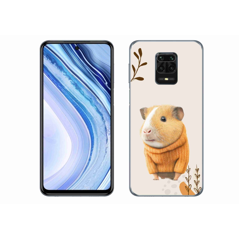 Gél borítás mmCase a Xiaomi Redmi Note 9S-hez - tengerimalac a pulóverben