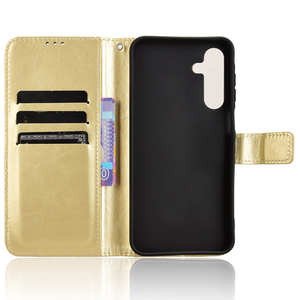 Őrült könyv tok Samsung Galaxy A16 4G/5G készülékhez - arany színben