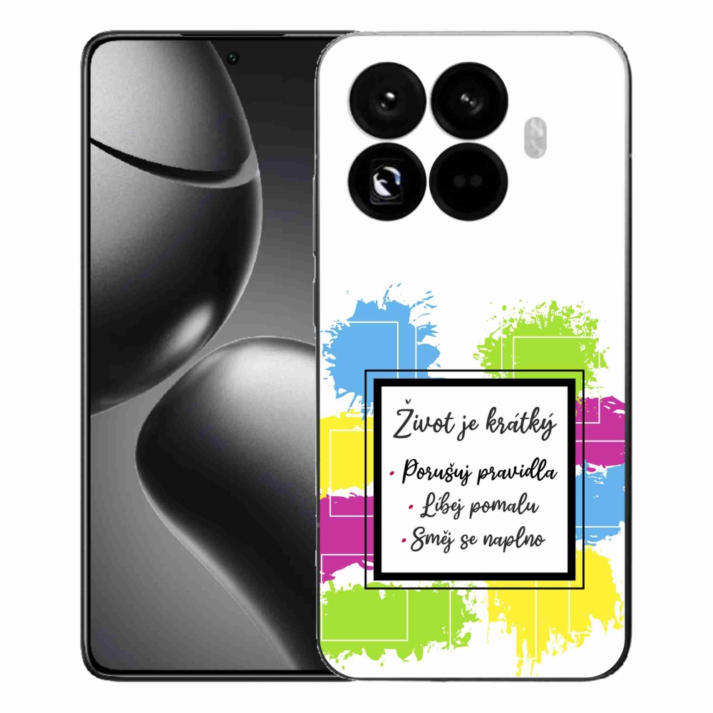 Gél borítás mmCase a Xiaomi 15T Pro számára - idézem 5 fehér háttér