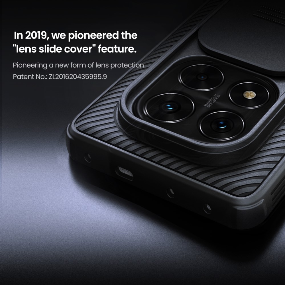 NLK zselés tok kameravédelemmel a Xiaomi Redmi Note 14 Pro 5G/Poco X7 5G számára - fekete színű