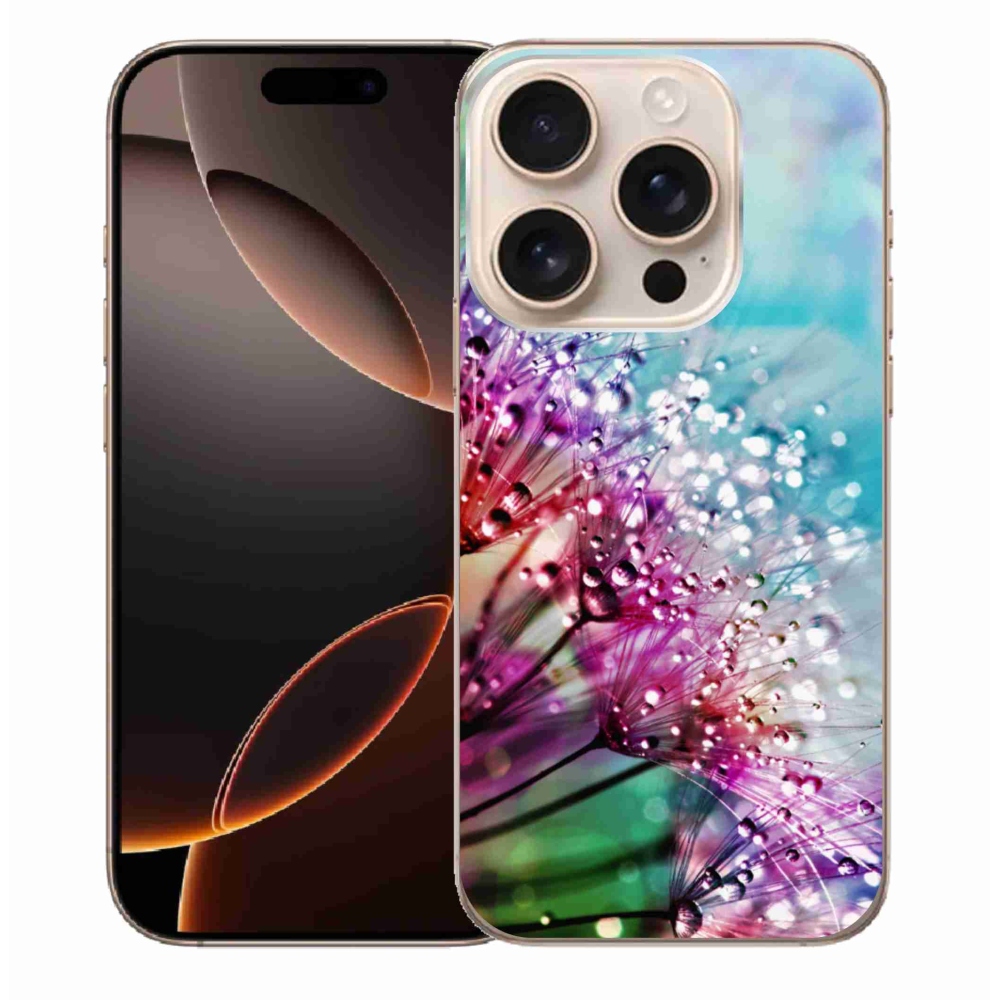 Gél borítás mmCase iPhone 16 Pro Max készülékhez - színes virágok