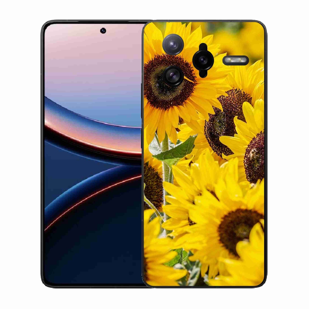 Gél borítás mmCase a Xiaomi Poco F7 Ultra számára - Napraforgó