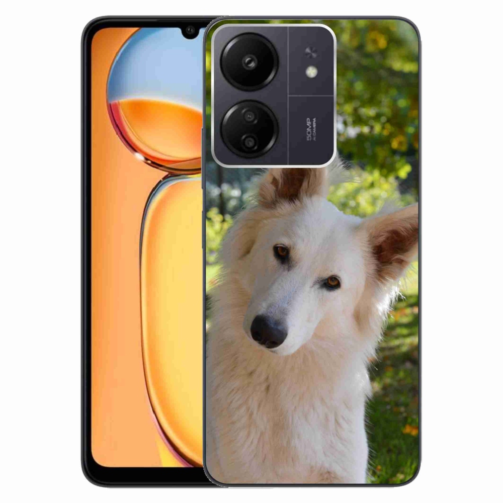 Gél borítás mmCase a Xiaomi Poco C65/Redmi 13C-hez - fehér svájci pásztor 1