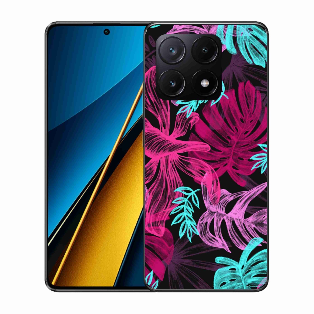 Gél borítás mmCase a Xiaomi Poco X6 Pro 5G számára - virágok 1