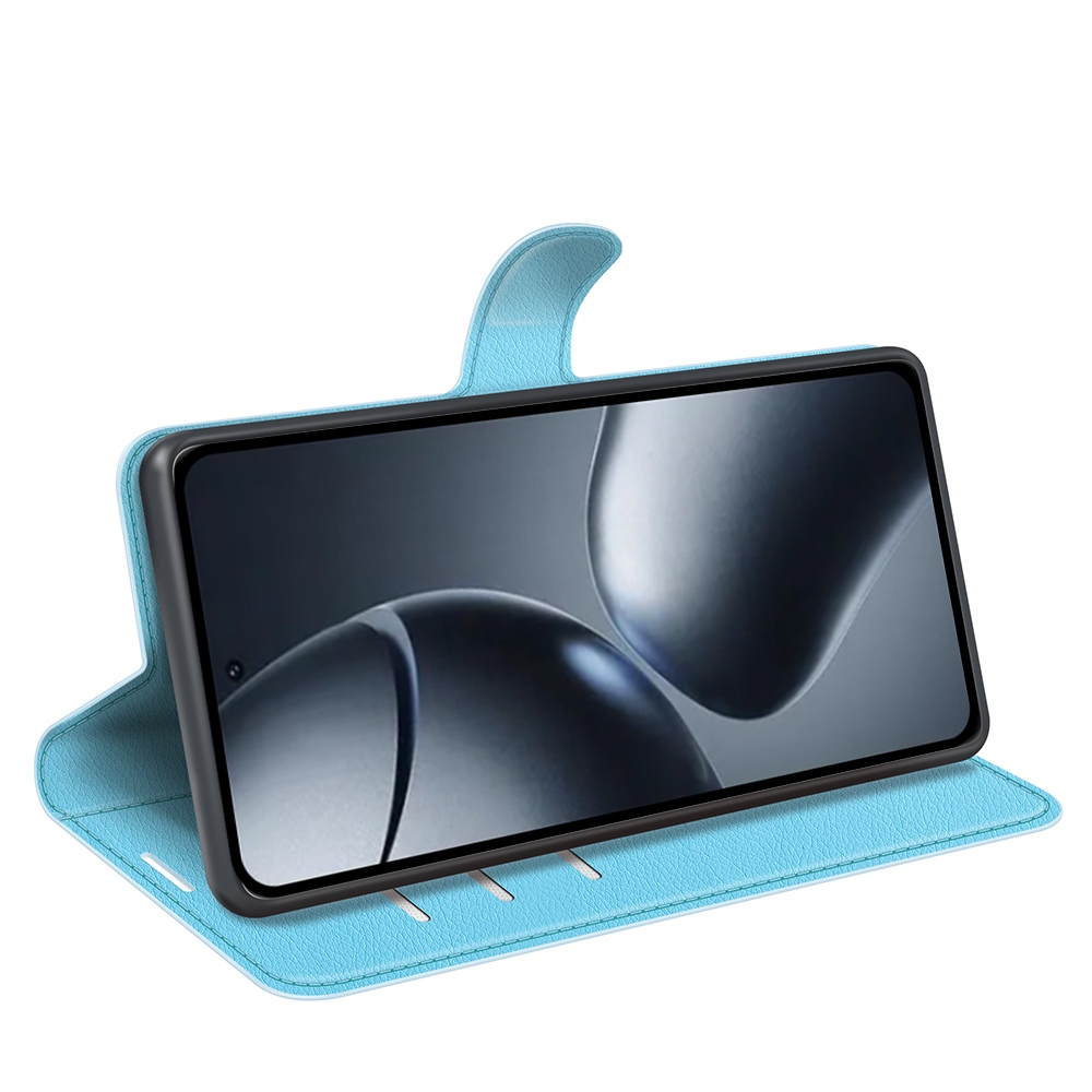 Litchi könyv tok Xiaomi 15T-hez - kék