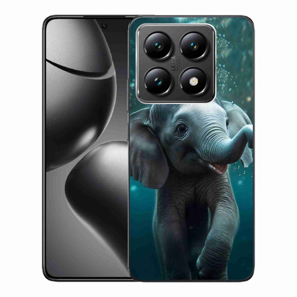 Gél borítás mmCase a Xiaomi 14T-hez - elefánt a víz alatt