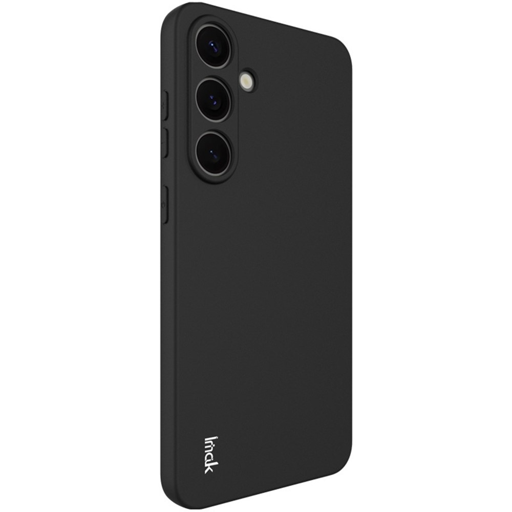 IMK matt zselés tok Samsung Galaxy S25+ készülékhez - fekete