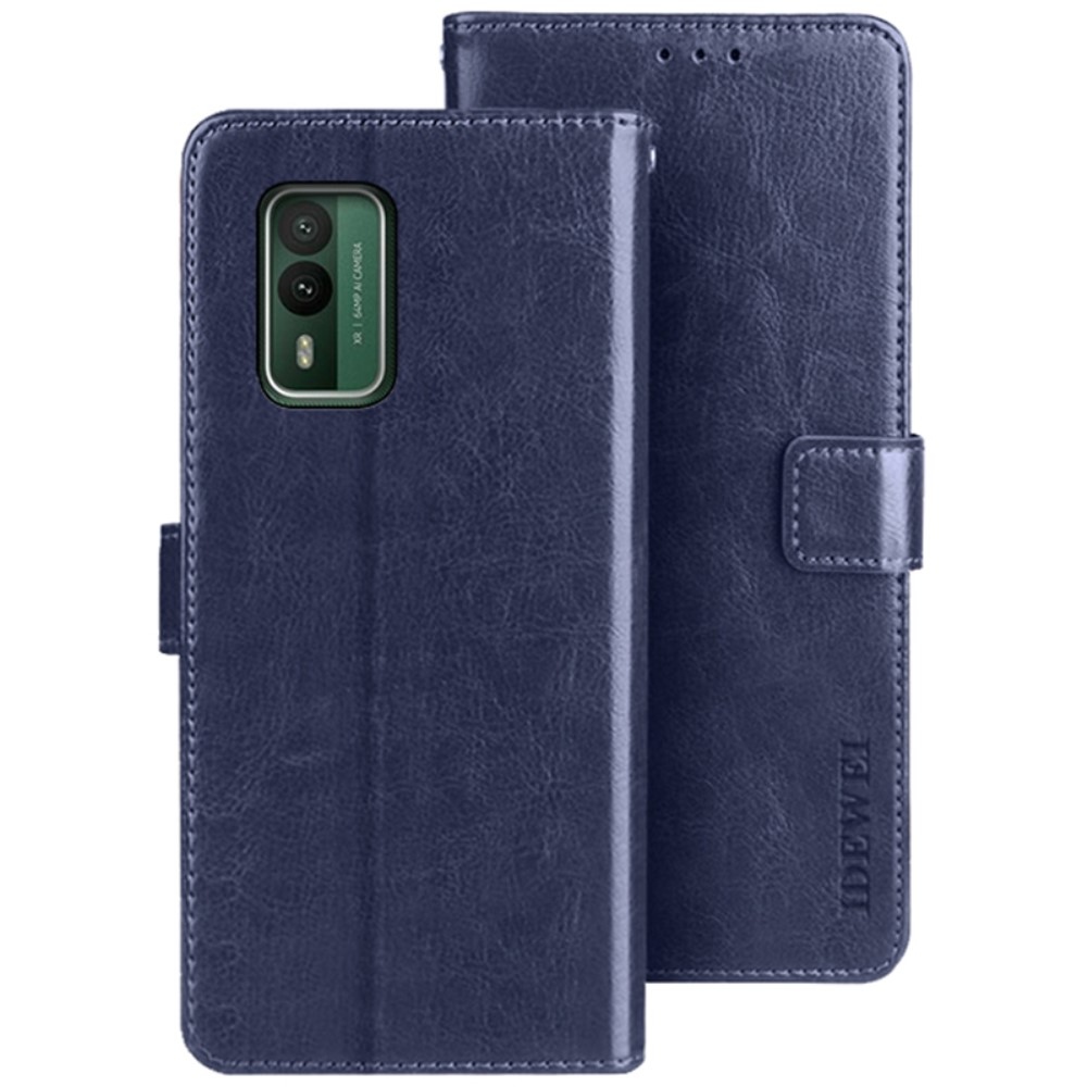 IDEWEI könyvtáska Nokia XR21 készülékhez - sötétkék