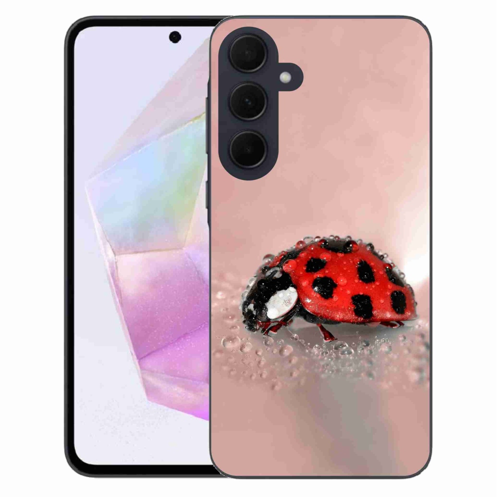 Zselés borítás mmCase Samsung Galaxy A35 5G - katicabogárhoz