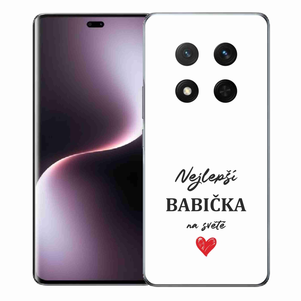Gél borító mmCase a Honor Magic 7 Lite 5G számára - Best Grandma 1 fehér háttér