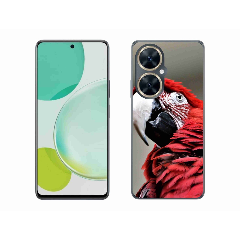 Gél tok mmCase a Huawei Nova 11i készülékhez - papagáj ara piros
