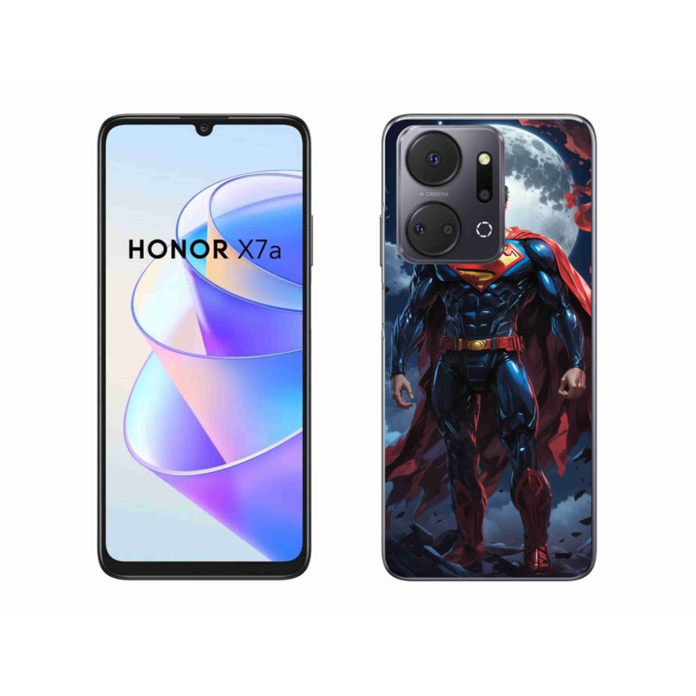 Gél borítás mmCase a Honor X7a számára - superman