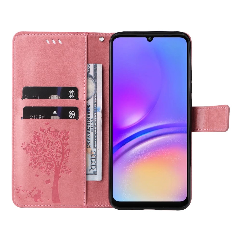Fák könyve tok Samsung Galaxy A06 4G - rózsaszínű