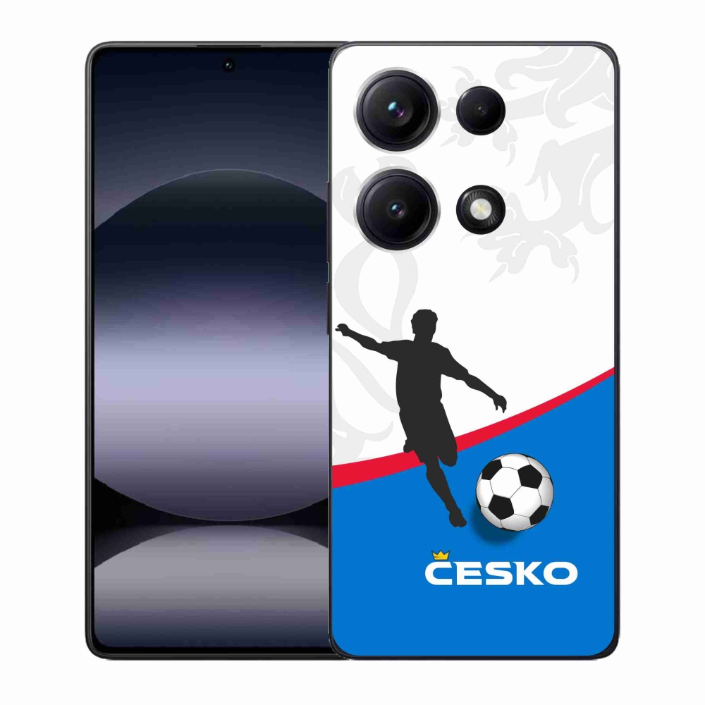 Gél borítás mmCase a Xiaomi Redmi Note 14S - futball Csehország 1