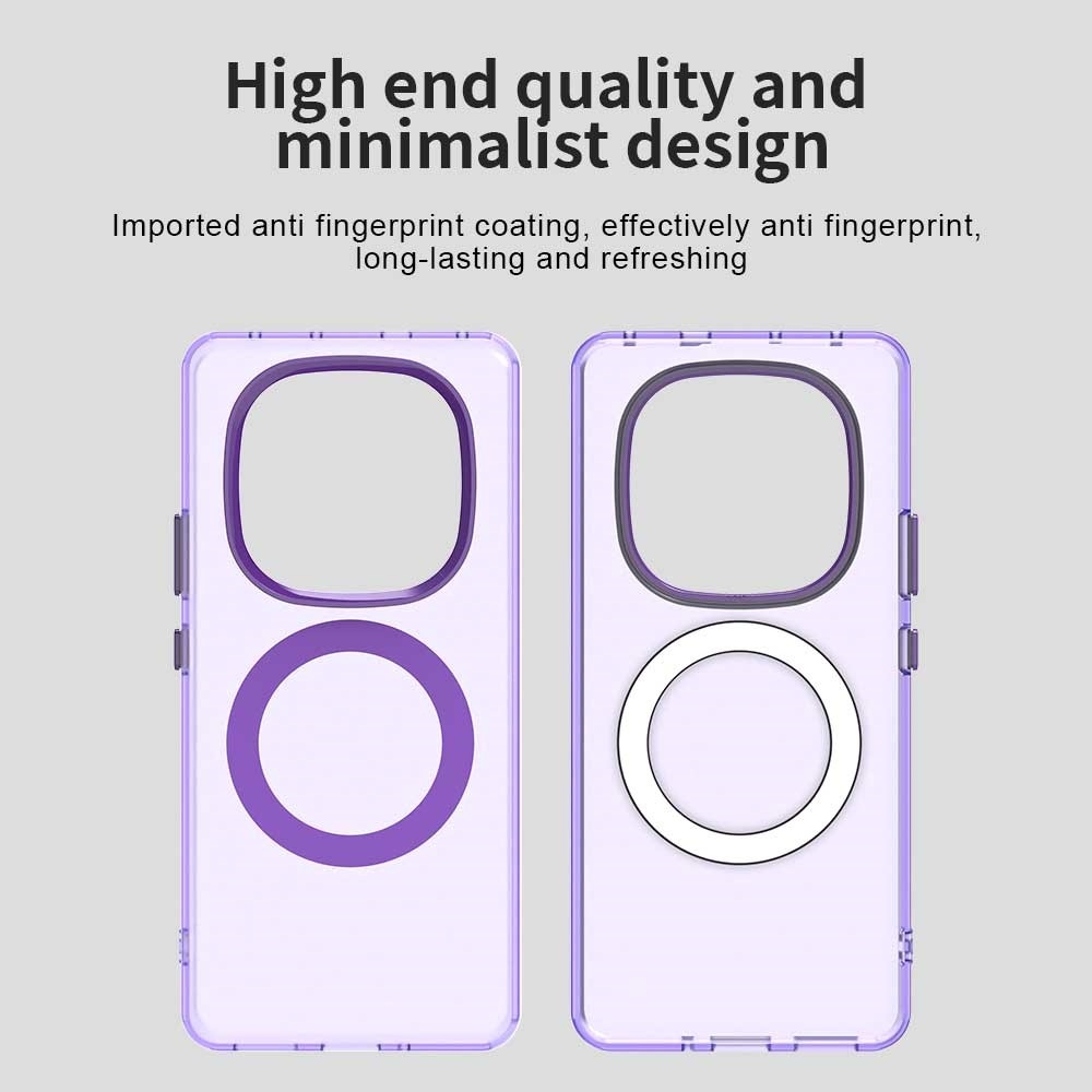 Candy zselés tok MagSafe-val Xiaomi Redmi Note 14 Pro 5G/Poco X7 5G - lila