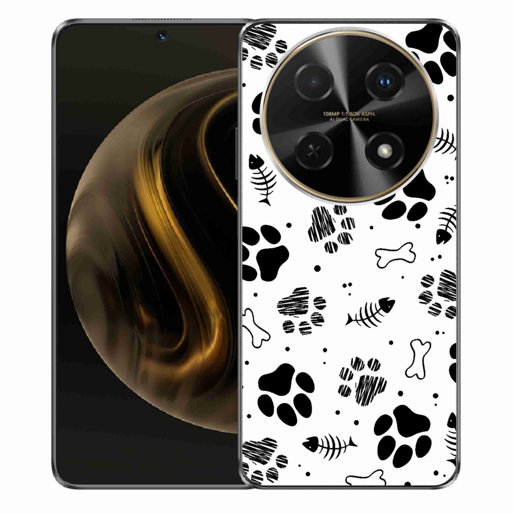 Gél borítás mmCase a Huawei Nova 12i készülékhez - kutyamancsok 1