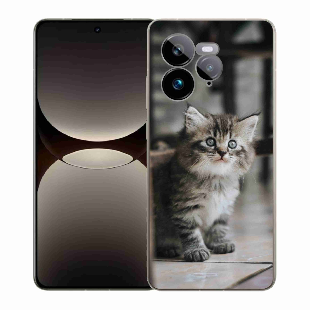 Gél borítás mmCase a Realme GT 7 Pro 5G számára - cica