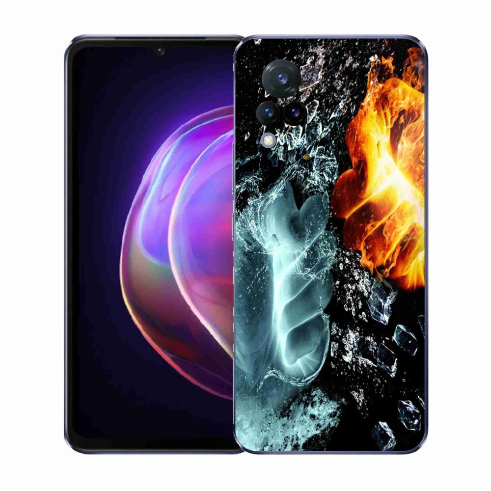 Gél borítás mmCase a Vivo V21 4G/5G készülékhez - víz és tűz