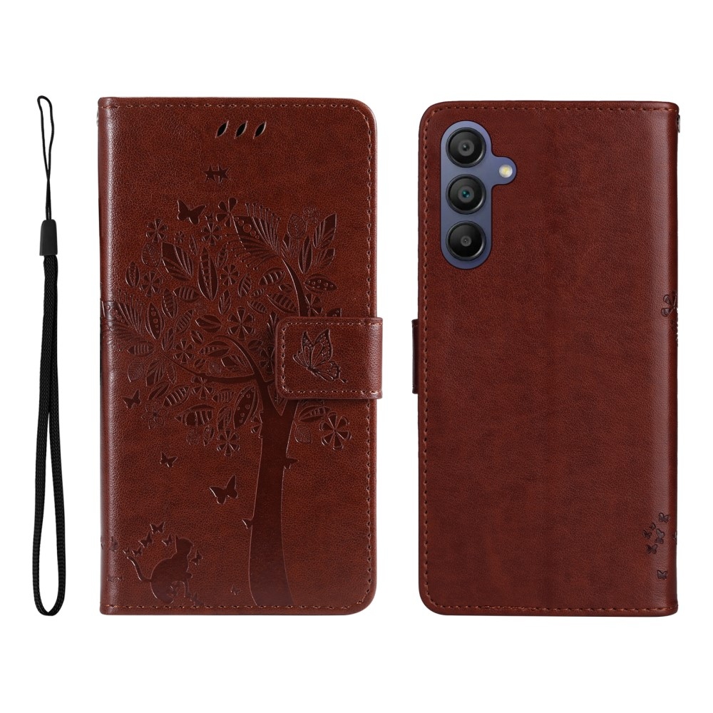 Fák könyve tok Samsung Galaxy A16 4G/5G/A26 5G - barna színben