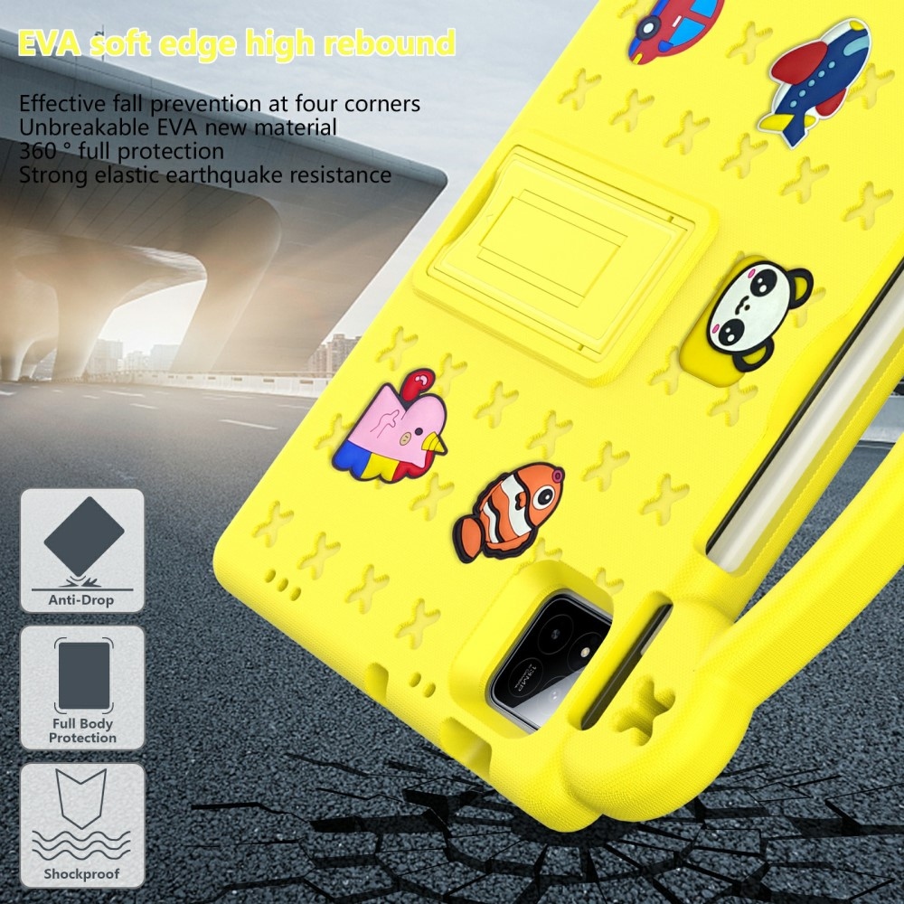 Xiaomi Pad 7/7 Pro gyerekeknek készült tartós táblagép tok - sárga