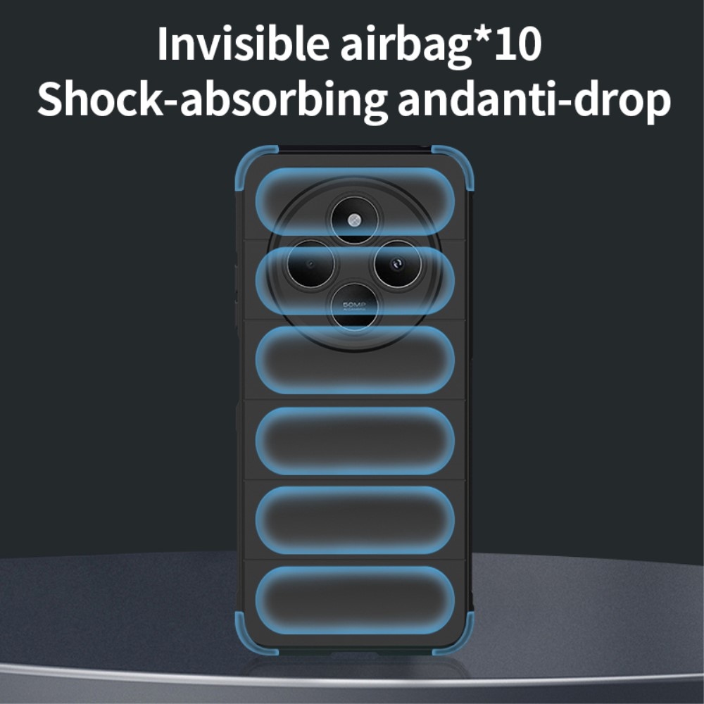 Rugg tartós zselés tok Xiaomi Redmi 14C/Poco C75-hez - fekete