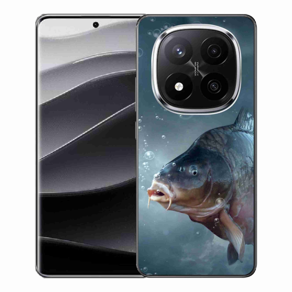 Gél borítás mmCase a Xiaomi Redmi Note 14 Pro+ 5G számára - ponty és buborékok