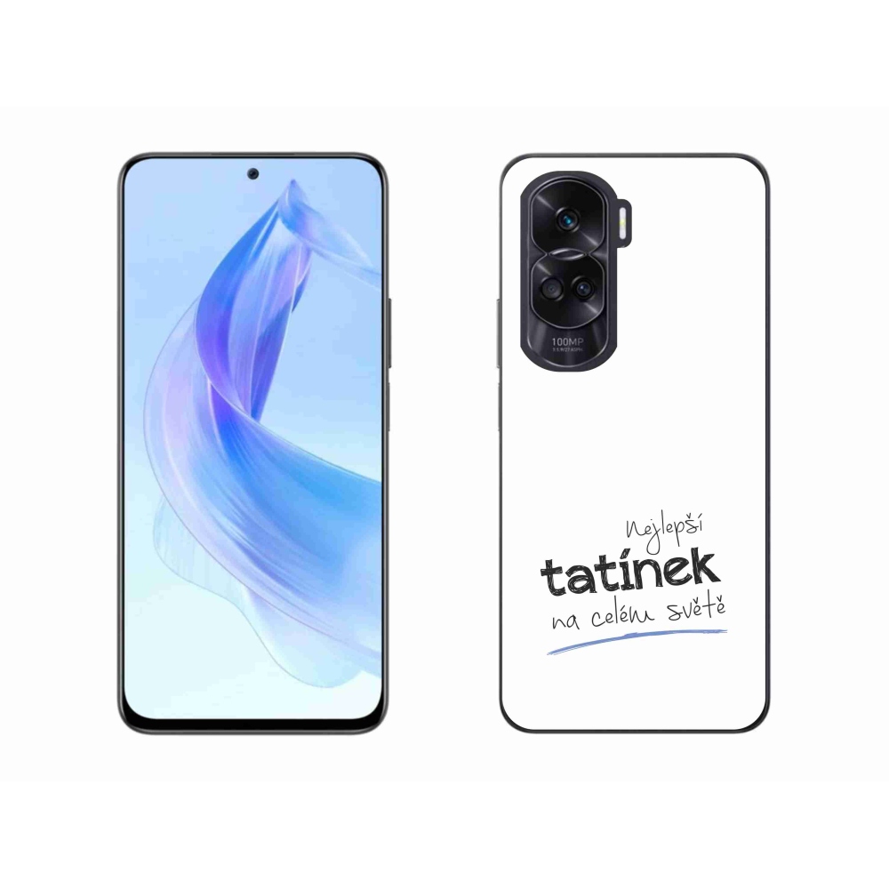 Gél borító mmCase a Honor 90 Lite-hoz - legjobb apuci 4 fehér háttérrel