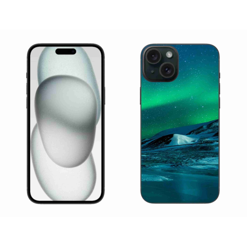 Gél borítás mmCase iPhone 15 Plus készülékhez - sarki fény