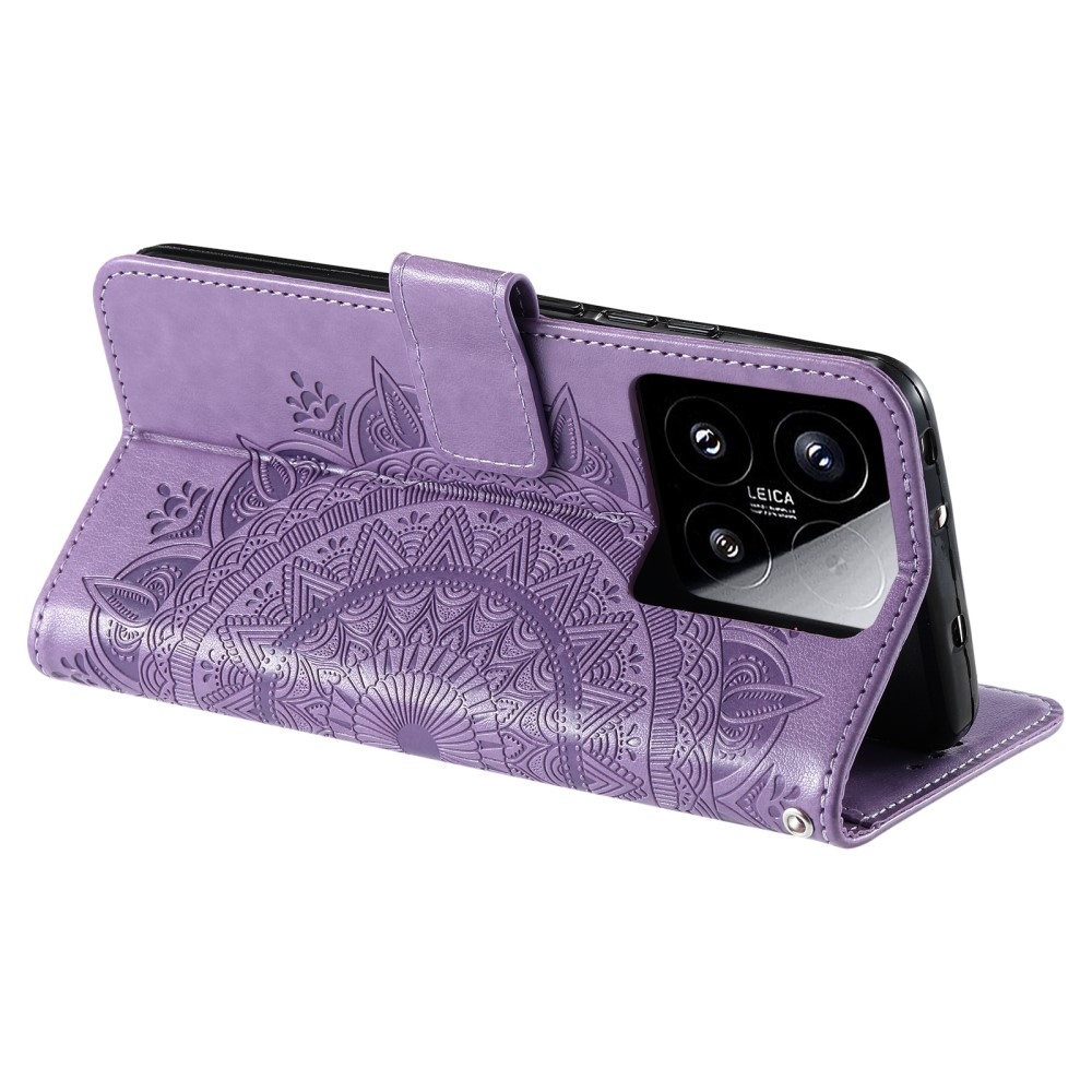 Mandala könyv tok a Xiaomi 15-öshöz - lila
