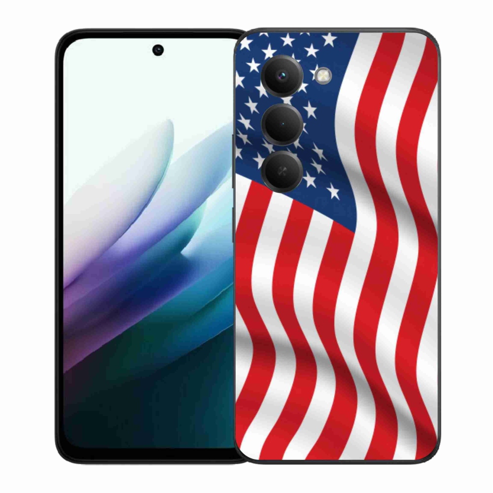 Gél borítás mmCase a Xiaomi Redmi 15 4G/5G (171mm) - US zászlóhoz