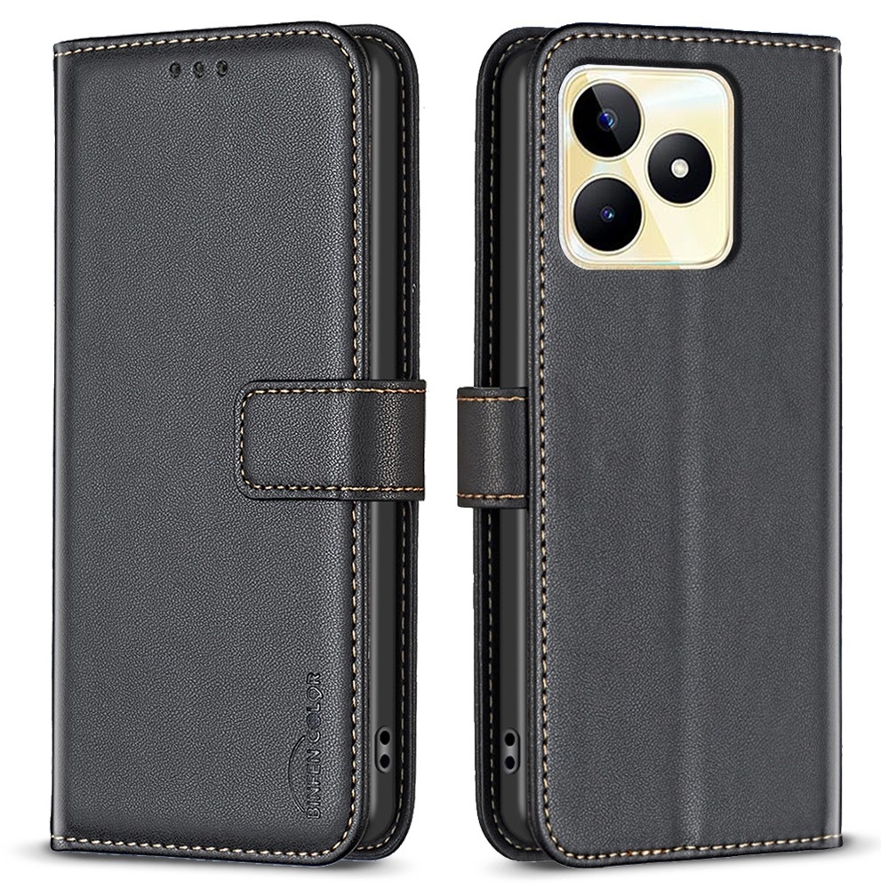 BNF könyvtáska Realme C51/C53 készülékhez - fekete