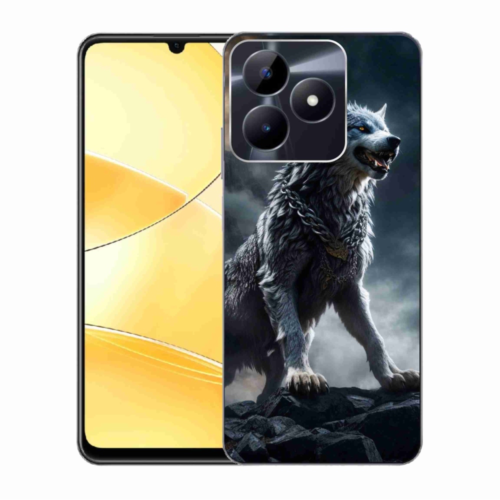 Zselés tok mmCase a Realme C51/C53 készülékhez - farkas 1