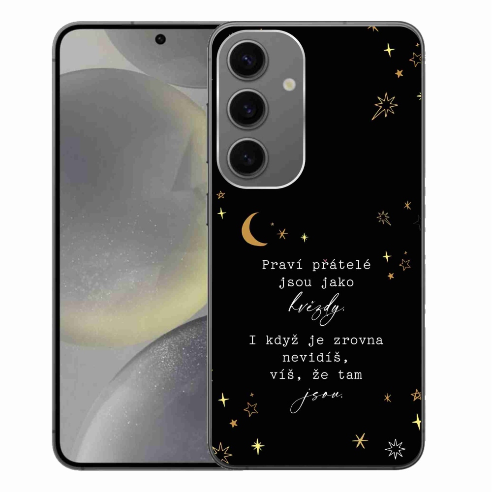 Gél borítás mmCase Samsung Galaxy S24+ - idézem 6 fekete háttér