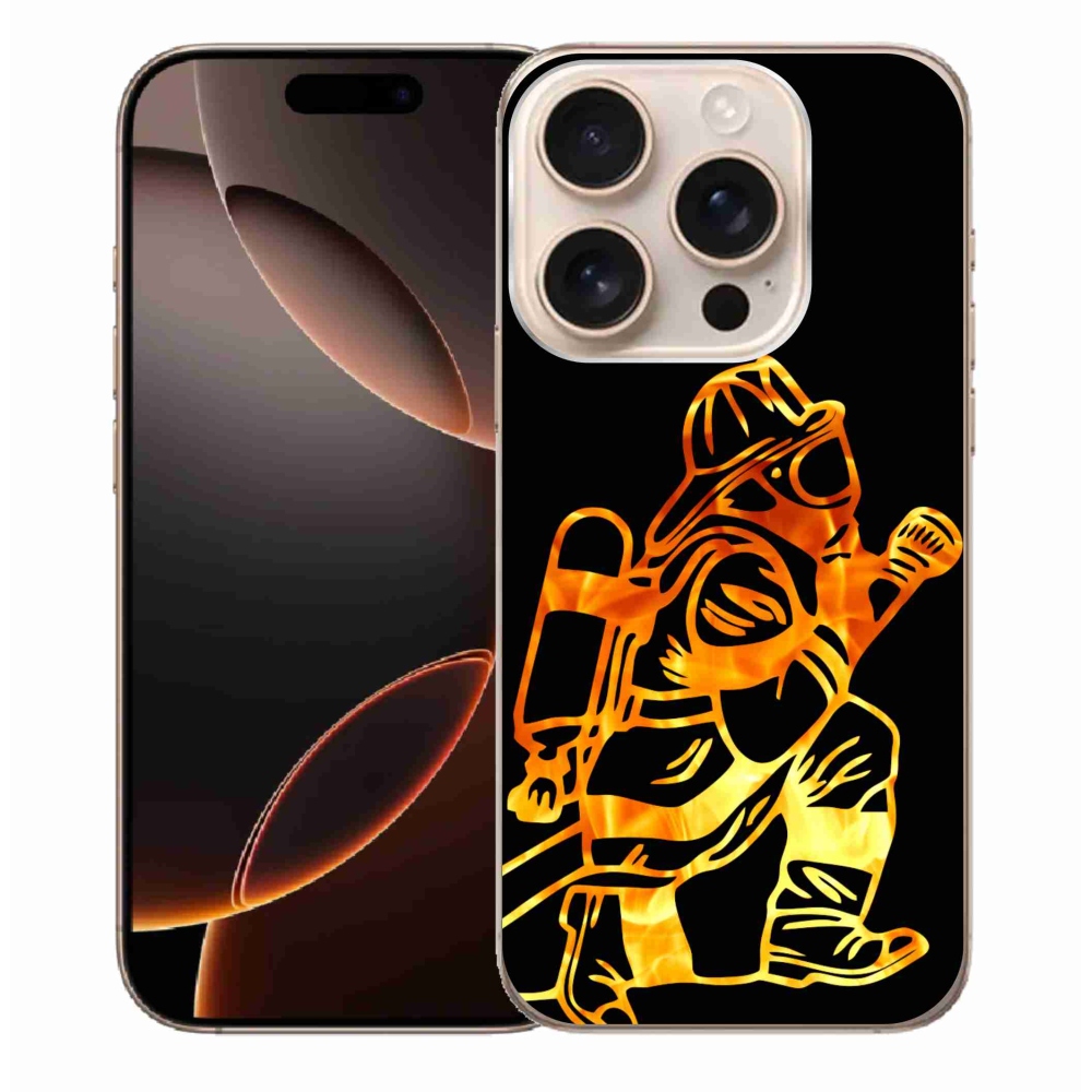 Gél borítás mmCase iPhone 16 Pro Max készülékhez - tűzoltó 1
