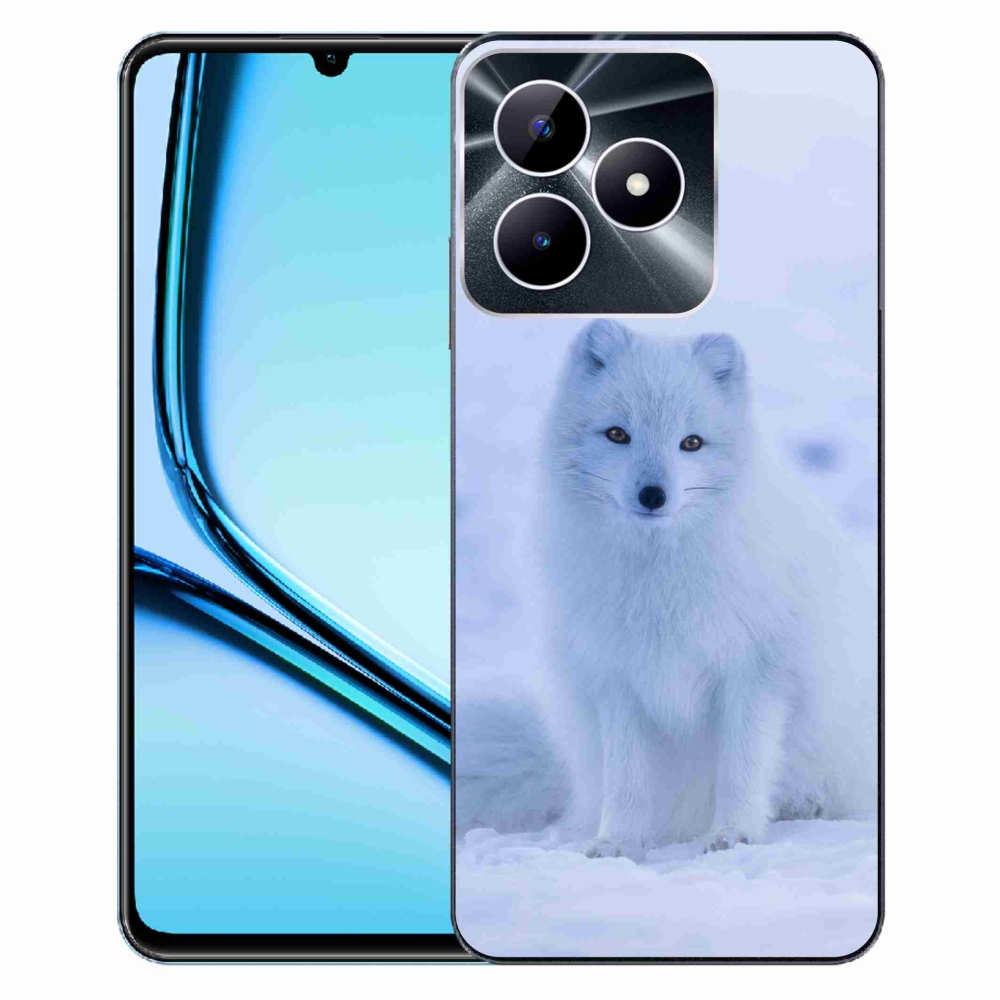 Zselés borító mmCase a Realme Note 50 készülékhez - polár róka